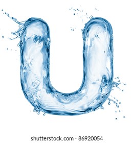 One letter of water alphabet