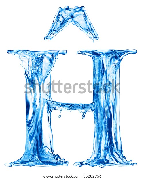 One Letter Water Alphabet Stock Illustration 35282956