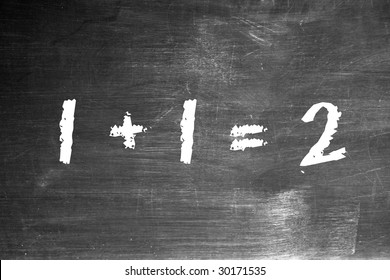 One Plus One Equals Two Images Stock Photos Vectors Shutterstock