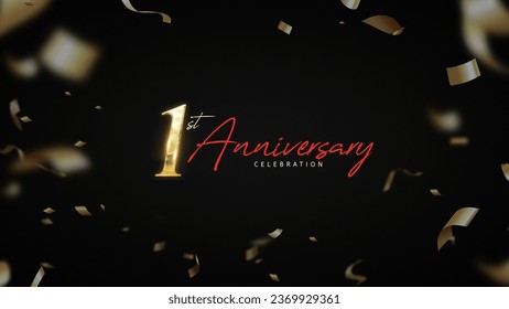 one year elegant anniversary celebration - Powered by Shutterstock