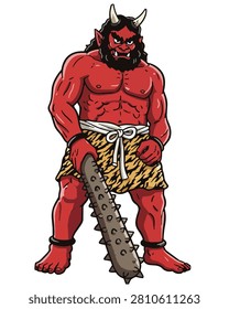 Oni
refers to a large, ferocious, and violent supernatural demon. They often appear in folklore and mythology as the antithesis of humanity, possessing iconic, fearsome characteristics and terrifying legends.