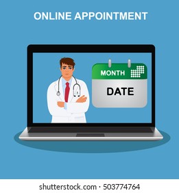 Online Appointment, Doctor Visit