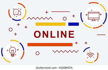 Online Connection Internet Networking Technology Concept
