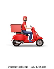 Online delivery icon, 3d illustration delivery, free delivery, online shopping, cash on delivery, delivered with a white background  - Shutterstock ID 2324085185