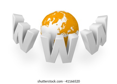 The online network is surrounding the Earth