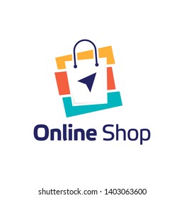 Online Shop Logo Design Template