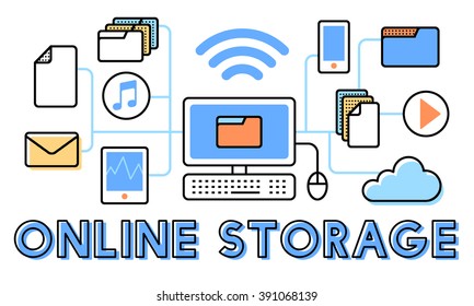 Online Online Storage Network Sharing Concept