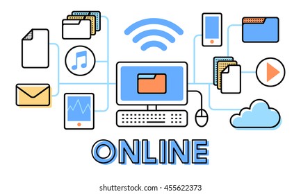 Online Online Storage Network Sharing Concept