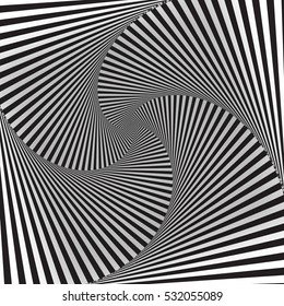 Op Art Spiral Stock Illustration 532055089 | Shutterstock