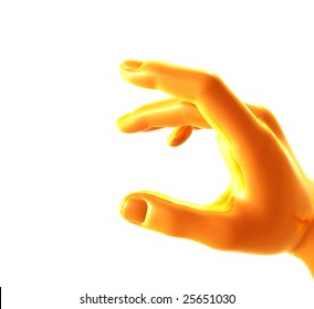 Open arm holding something template