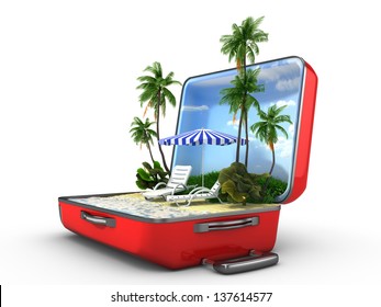 Open baggage, vacation concept - Powered by Shutterstock