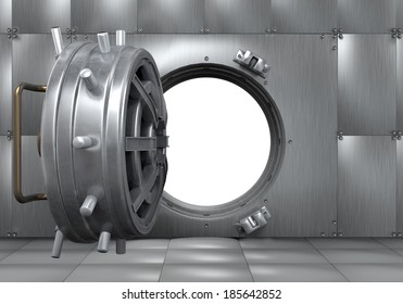 Open Bank Vault Door