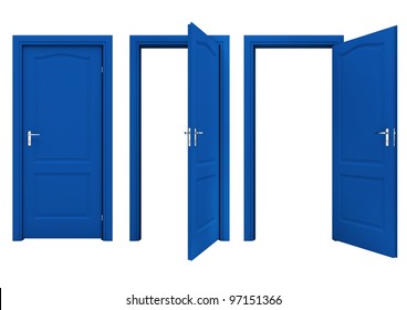 Open Blue Door