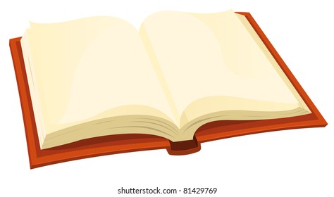 Open Book Illustration Cartoon Opened Book Stock Illustration 81429769 ...