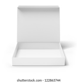 Open Box Isolated On A White Background