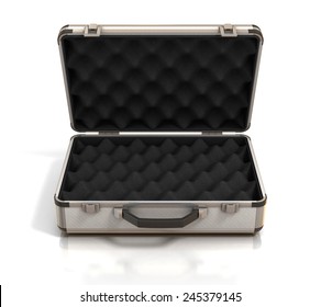 Open Case With Egg Crate Foam 