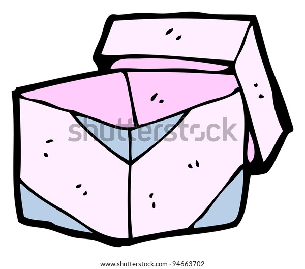 Open Gift Box Cartoon Stock Illustration 94663702