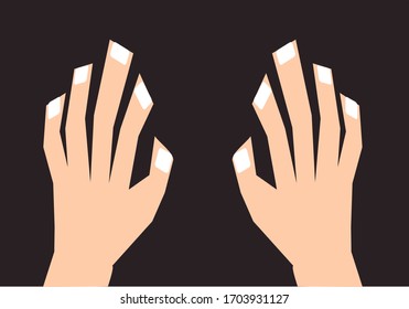 Open Hand On Grey Background. Show The Gesture With Both Hands To Lift. Empty Hands Held Out Viewed From First Person Perspective Isolated On Grey Background. Male Hands Showing.