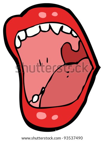 Open Mouth Cartoon Raster Versionภาพประกอบสต็อก 93537490 - Shutterstock