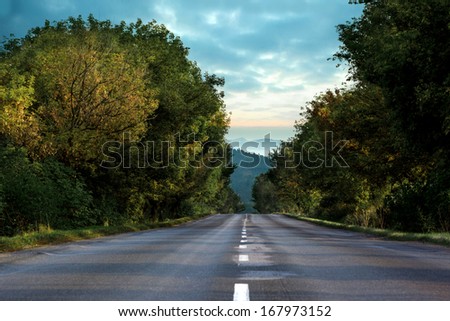 Open road background