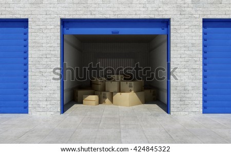 Similar – Image, Stock Photo Steel box in blue with angular profile and round, easy-grip twist lock in the sunshine in the city and city center of Wuppertal in the Bergisches Land in North Rhine-Westphalia