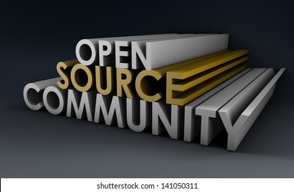 Open Source Community Concept In 3D Art