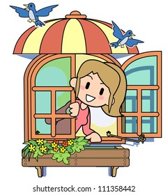 open a window