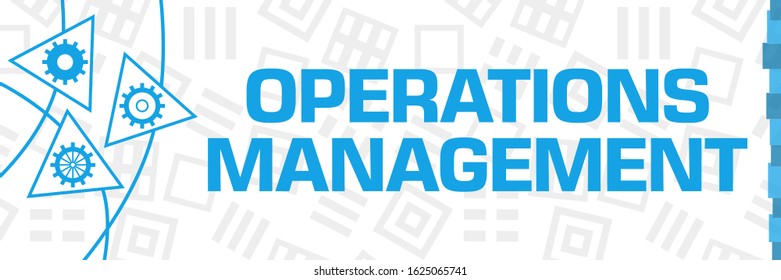 Operations Management Concept Image Text Related Stock Illustration ...