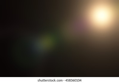 Optical Flare Or Sun Glare In Isolated Background.