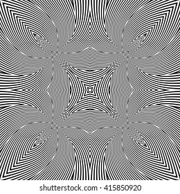 Optical Illusion Background Raster Illustration Stock Illustration ...