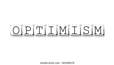 Optimism Word Stock Illustration 341960576 | Shutterstock