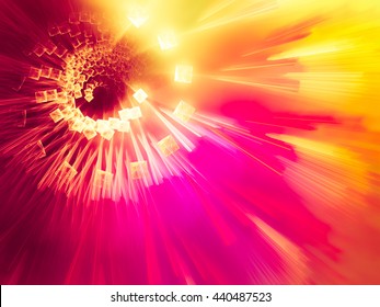 Optimistic and invigorating abstract background. It sends a joyful, sunny mood and warm summer days