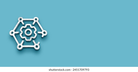 Optimized Resource Utilization, 3d icon