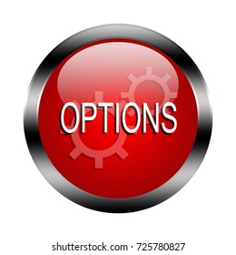 Options Button Isolated 3d Illustration Stock Illustration 725780827 ...