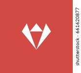 oragami icon. sign design. red background