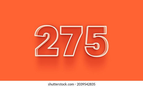 the number 275