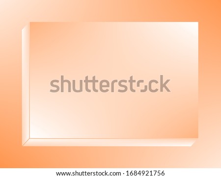 Orange background theam frame border 