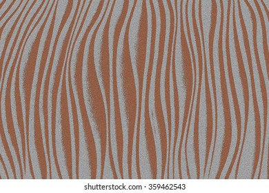 Orange Background With A Vertical Pattern Of Gray Lines.