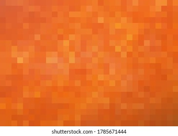 Orange brown background with mosaics pattern (little squares)