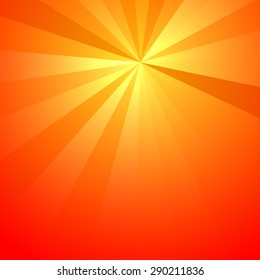 Orange Color Burst Background