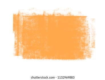 Orange color graphic patches graphic brush strokes effect background designs element  - Shutterstock ID 1132969883