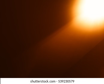 Orange Diagonal Light Leak Bokeh Background