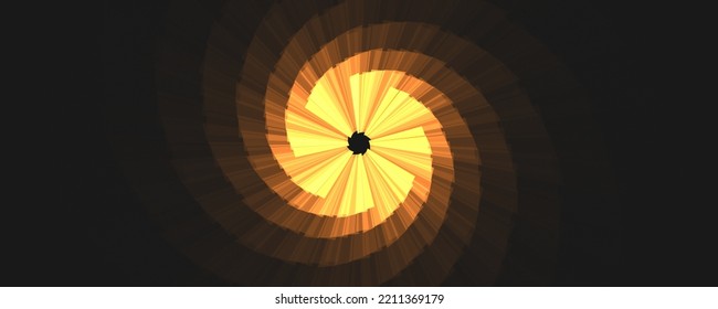 orange gradient fan rotation background