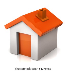  	Orange House Icon