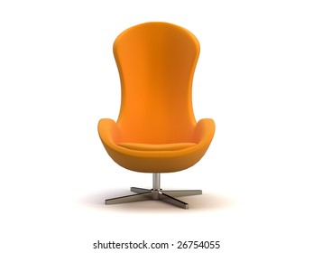 Orange Modern Chair