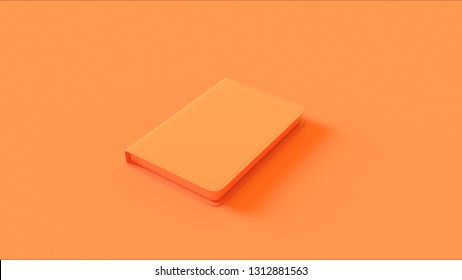 Orange Notebook 3d Illustration 3d Rendering Stock Illustration ...