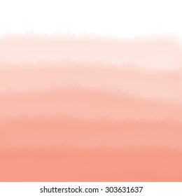 Orange Ombre Watercolor Background