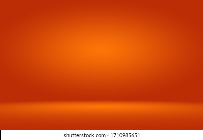Orange photographic studio background vertical and soft vignette  Soft gradient background  Painted canvas studio backdrop 