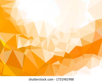 Orange Polygon Image Texture Background