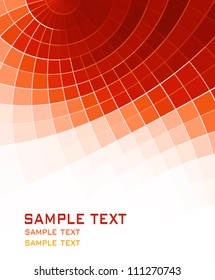 Orange Red Abstract Background